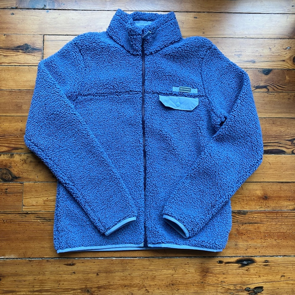 NWOT Columbia Periwinkle Blur Sherpa Fleece Jacket
